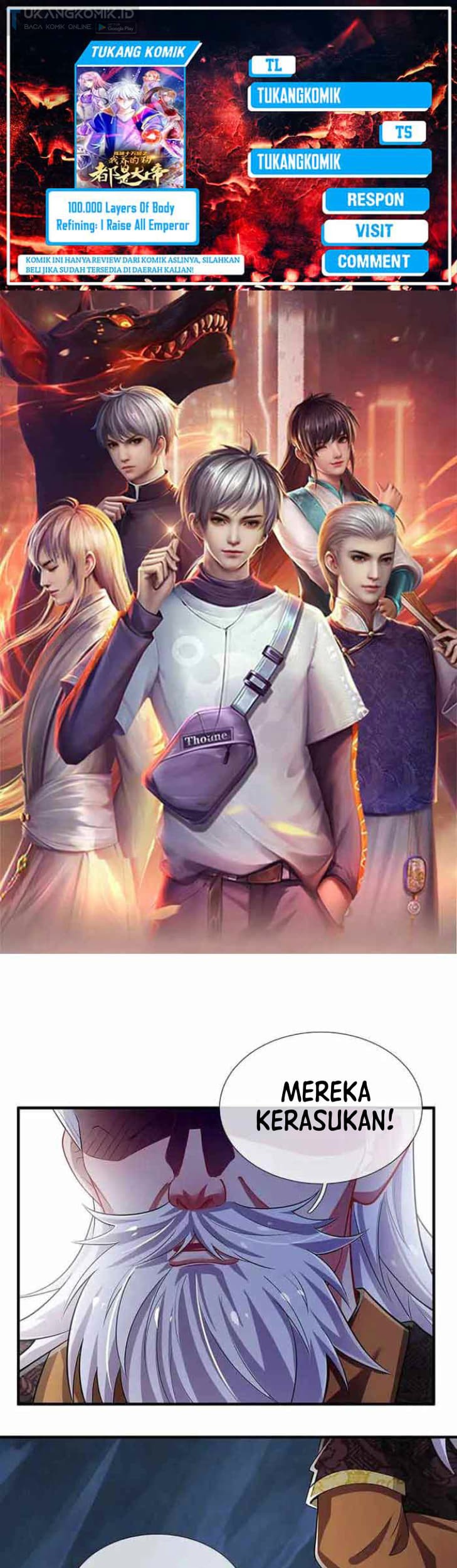 Komik 100.000 Layers Of Body Refining: I Raise All Emperor Chapter 311 gambar nomor 1