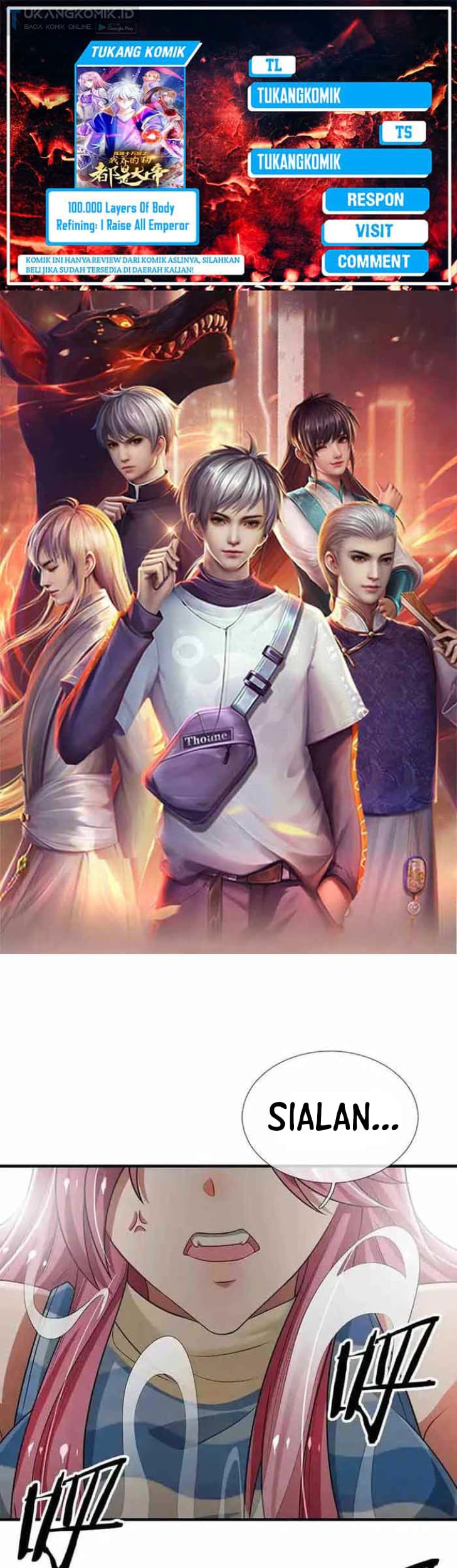 Komik 100.000 Layers Of Body Refining: I Raise All Emperor Chapter 315 gambar nomor 1