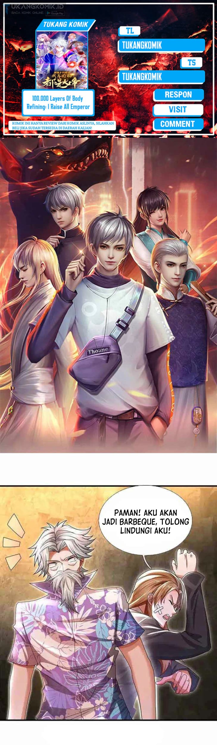 Komik 100.000 Layers Of Body Refining: I Raise All Emperor Chapter 316 gambar nomor 1