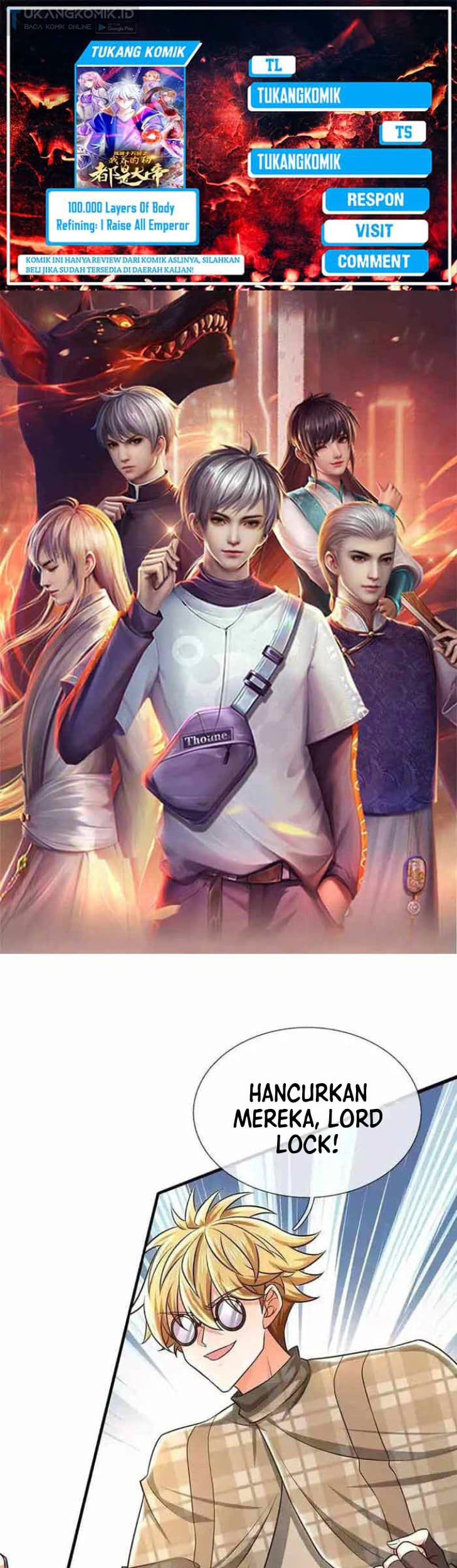 Komik 100.000 Layers Of Body Refining: I Raise All Emperor Chapter 319 gambar nomor 1