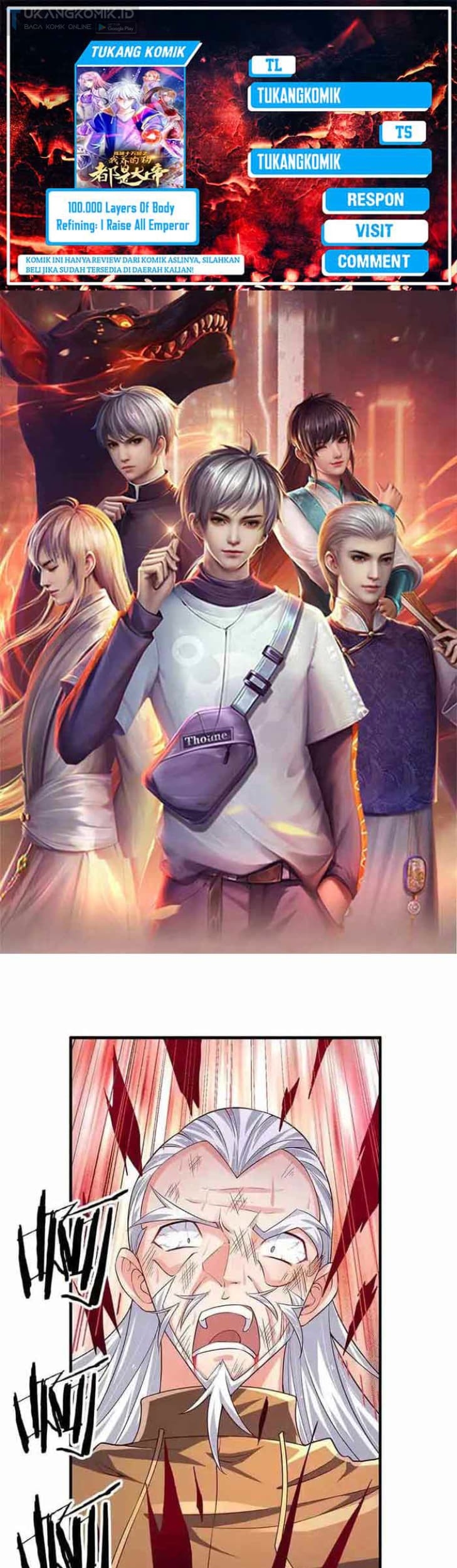 Komik 100.000 Layers Of Body Refining: I Raise All Emperor Chapter 320 gambar nomor 1