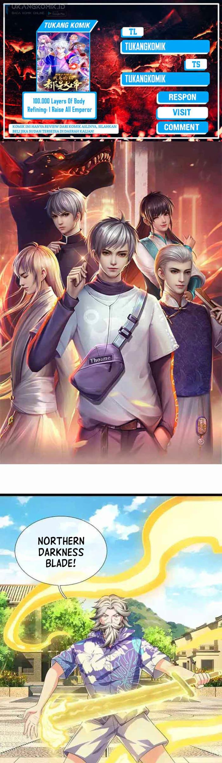 Komik 100.000 Layers Of Body Refining: I Raise All Emperor Chapter 324 gambar nomor 1