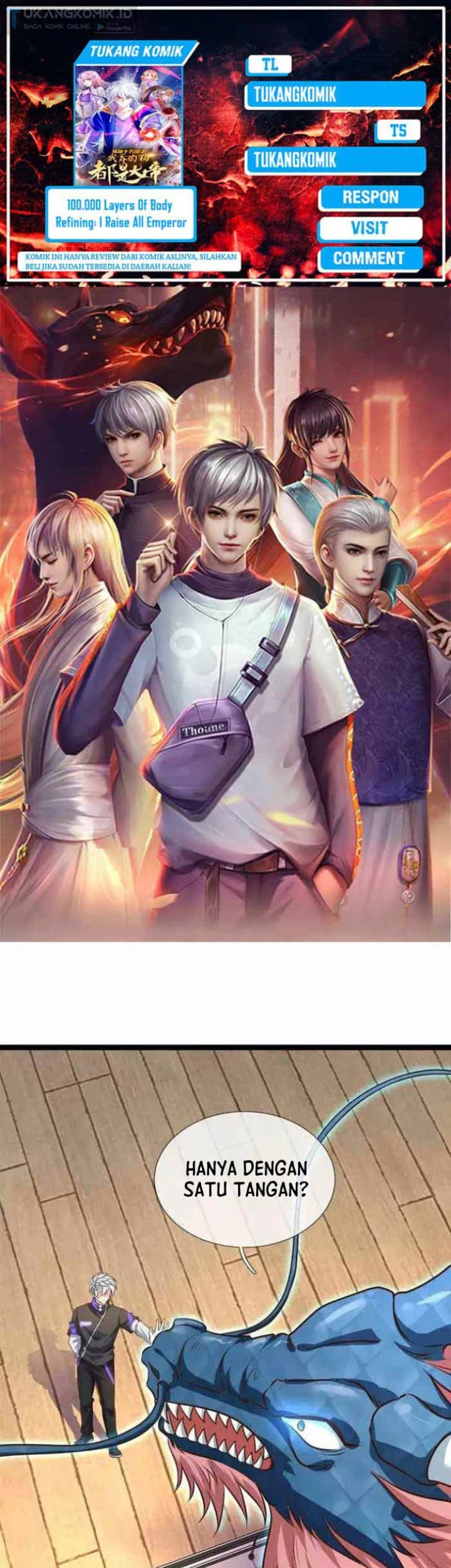 Komik 100.000 Layers Of Body Refining: I Raise All Emperor Chapter 326 gambar nomor 1