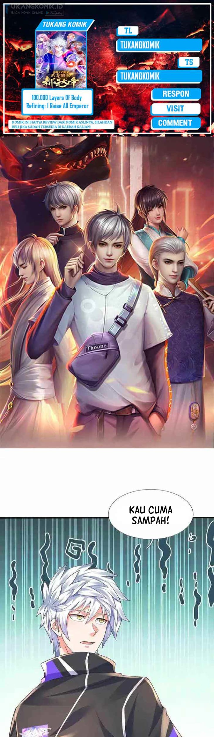 Komik 100.000 Layers Of Body Refining: I Raise All Emperor Chapter 329 gambar nomor 1