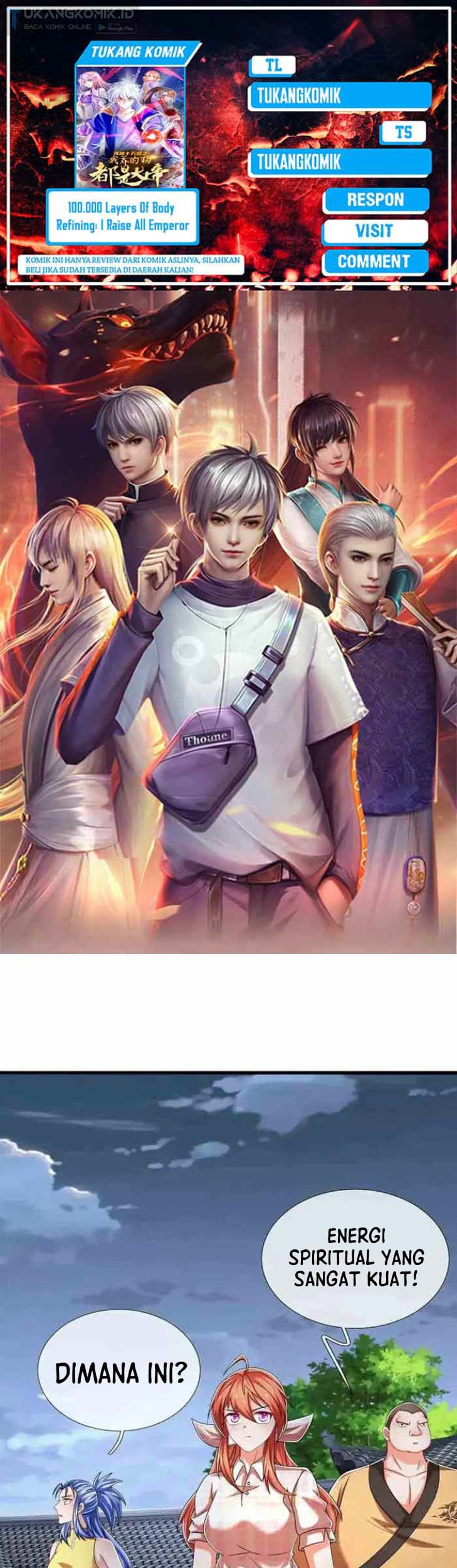 Komik 100.000 Layers Of Body Refining: I Raise All Emperor Chapter 333 gambar nomor 1