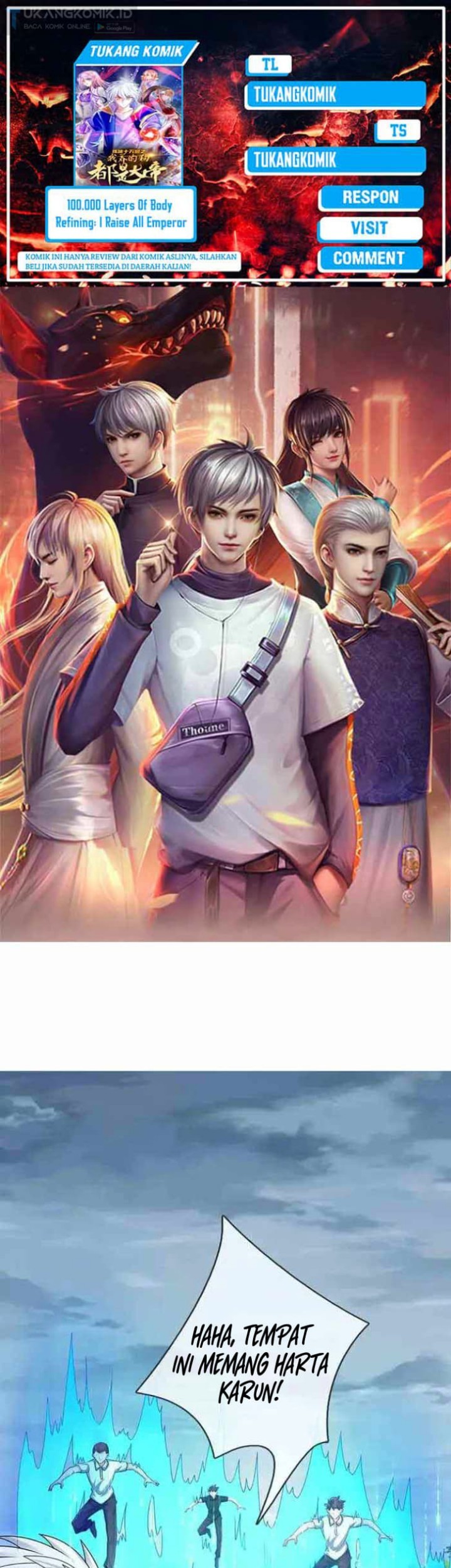 Komik 100.000 Layers Of Body Refining: I Raise All Emperor Chapter 334 gambar nomor 1