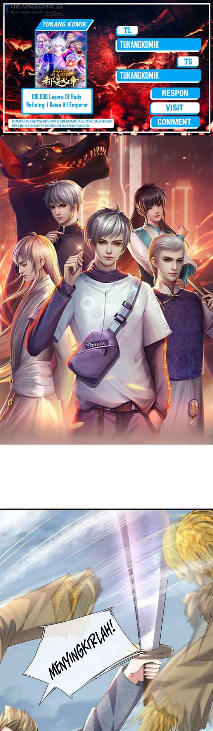 Komik 100.000 Layers Of Body Refining: I Raise All Emperor Chapter 335 gambar nomor 1