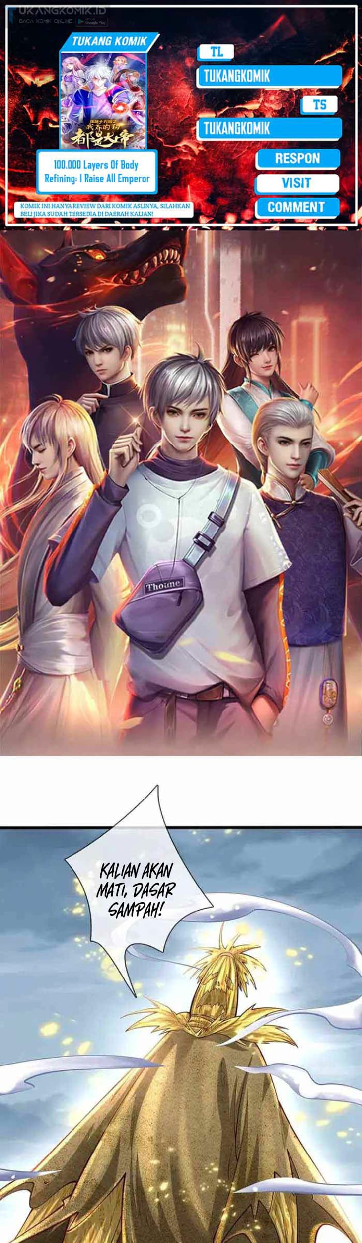 Komik 100.000 Layers Of Body Refining: I Raise All Emperor Chapter 336 gambar nomor 1