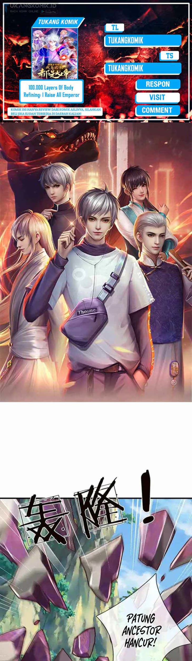 Komik 100.000 Layers Of Body Refining: I Raise All Emperor Chapter 339 gambar nomor 1