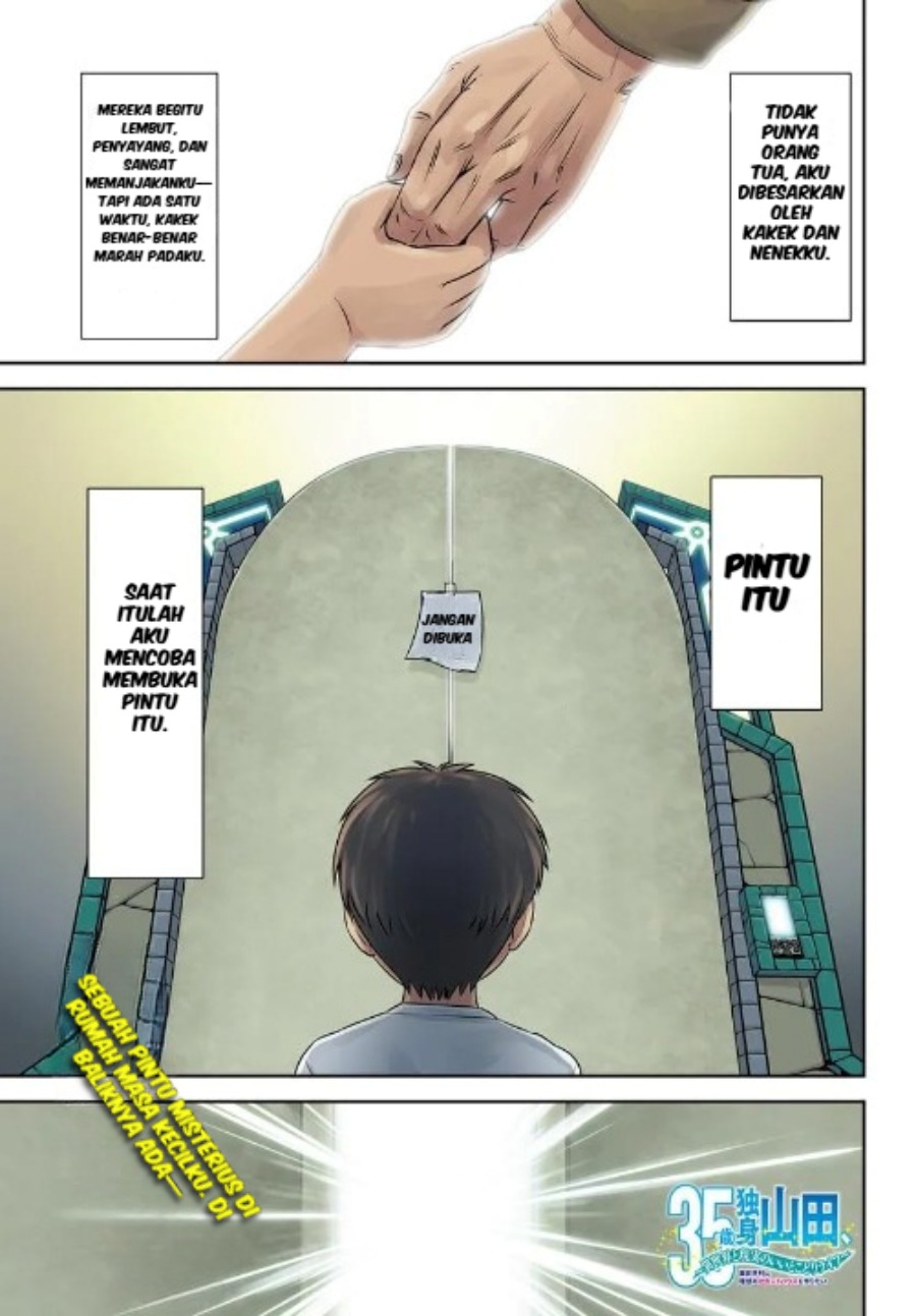 Komik 35-sai dokushin Yamada, isekai mura ni risou no sekando hausu o tsukuritai 〜 isekai to genjitsu no ii tokodori raifu 〜 Chapter 1.1 gambar nomor 1