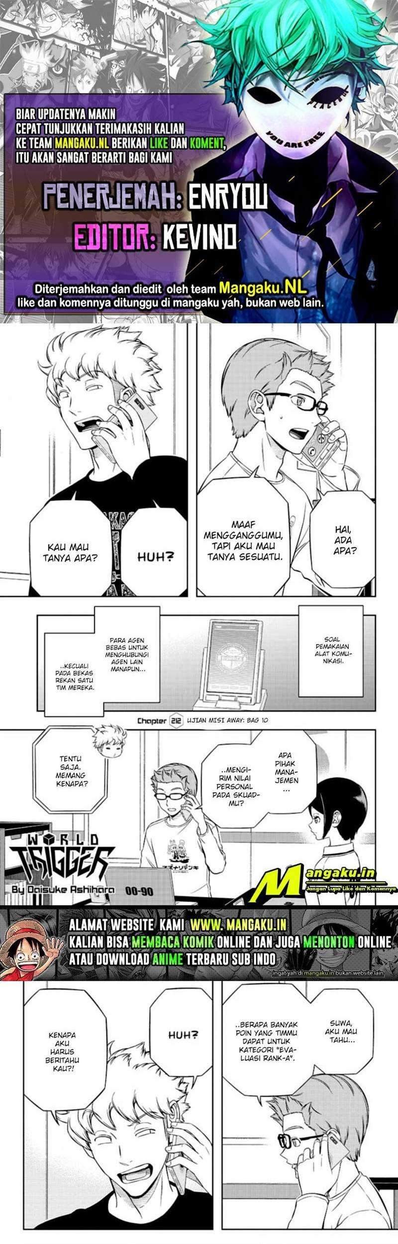 Komik World Trigger Chapter 212 gambar nomor 1