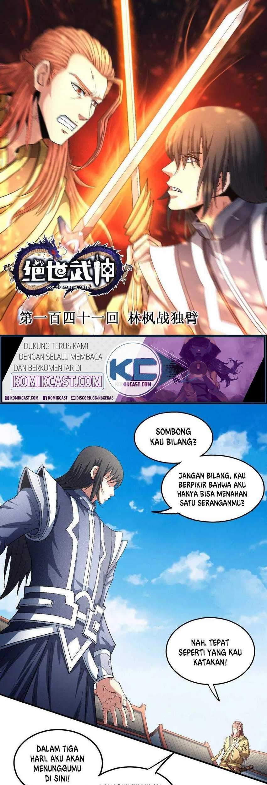 Manhua God of Martial Arts Chapter 141.1 gambar nomor 2