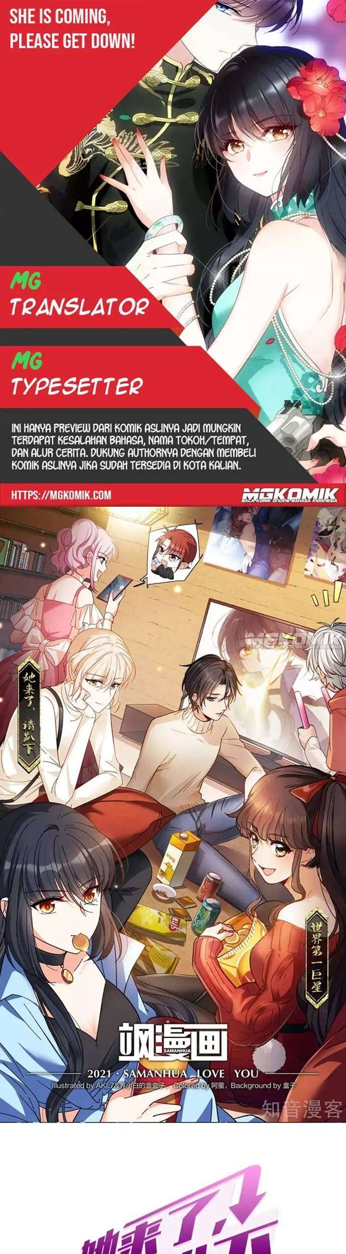 Komik She Is Coming, Please Get Down! Chapter 35.2 gambar nomor 1