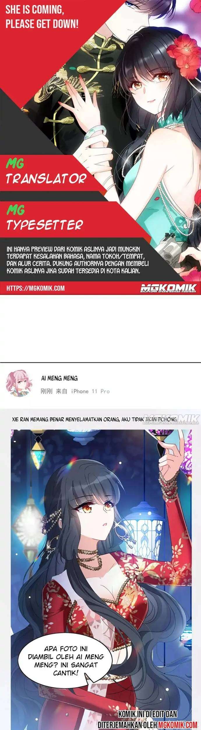 Komik She Is Coming, Please Get Down! Chapter 32.1 gambar nomor 1