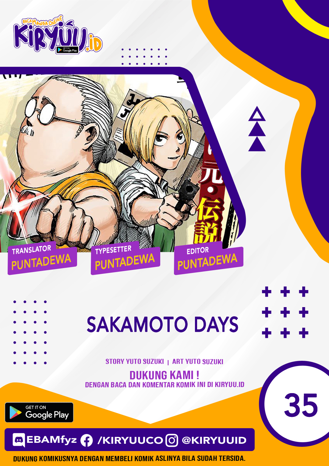 Komik Sakamoto Days Chapter 35 gambar nomor 1