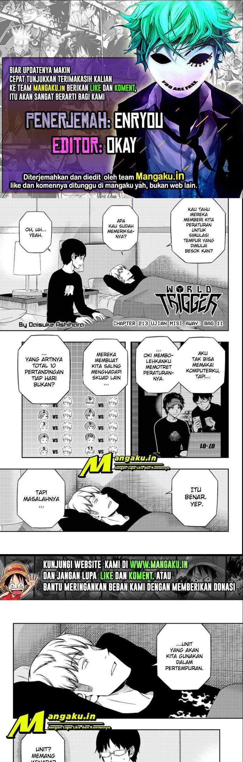 Komik World Trigger Chapter 213 gambar nomor 1