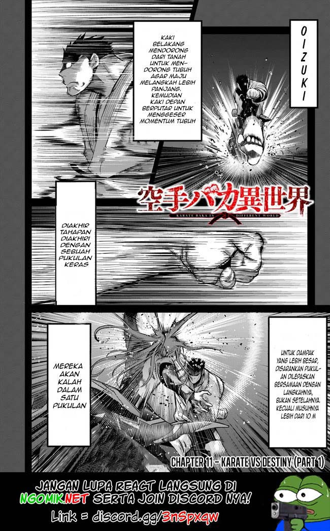 Manga Karate Baka Isekai Chapter 11.1 gambar nomor 2