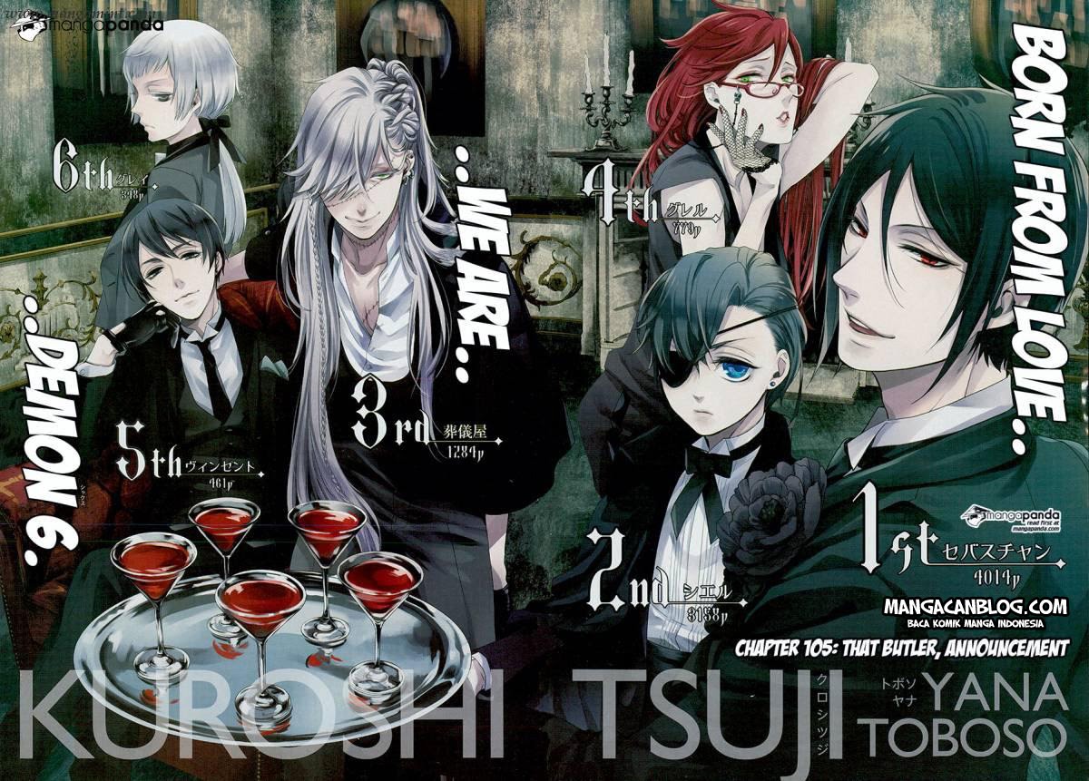 Komik Kuroshitsuji Chapter 105 gambar nomor 1