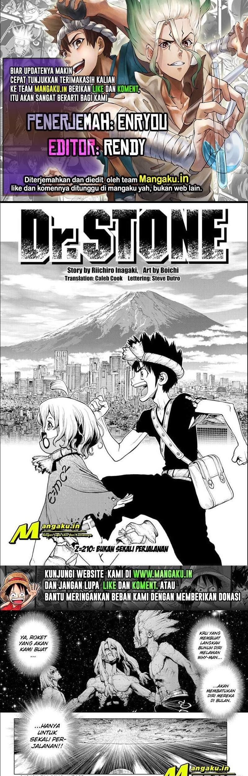 Komik Dr. Stone Chapter 210 gambar nomor 1