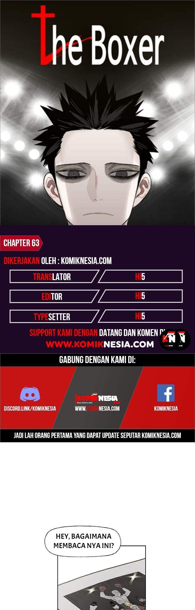 Komik The Boxer Chapter 63 gambar nomor 1