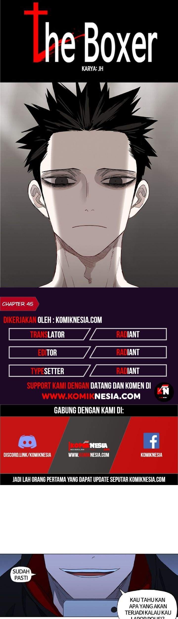 Komik The Boxer Chapter 45 gambar nomor 1