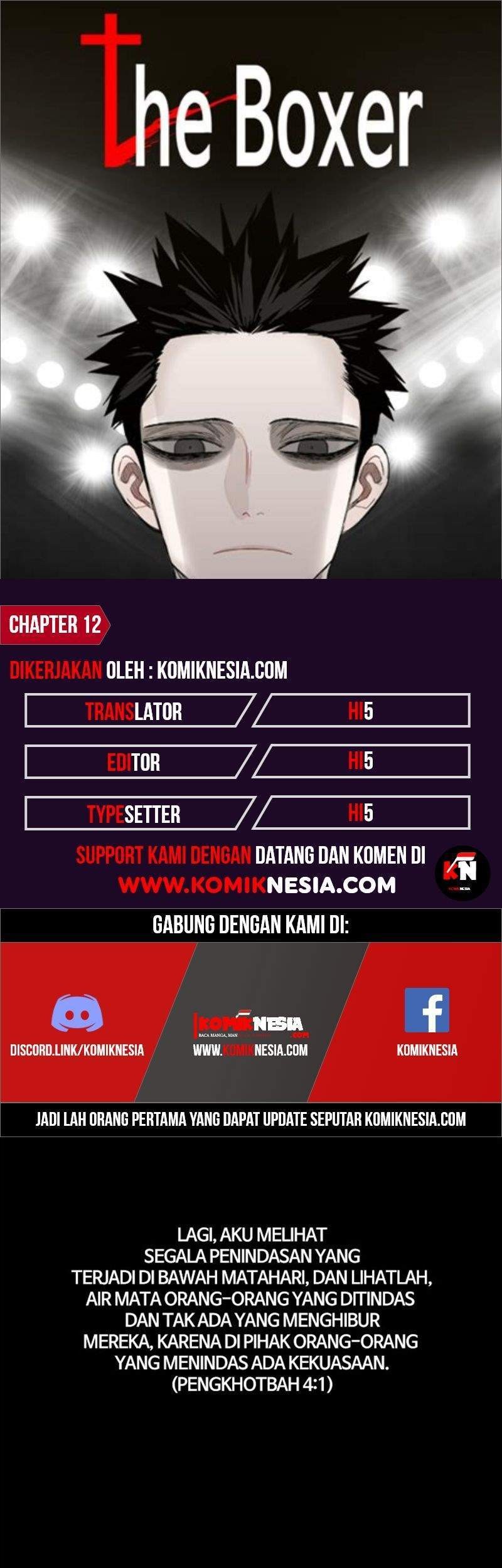 Komik The Boxer Chapter 12 gambar nomor 1
