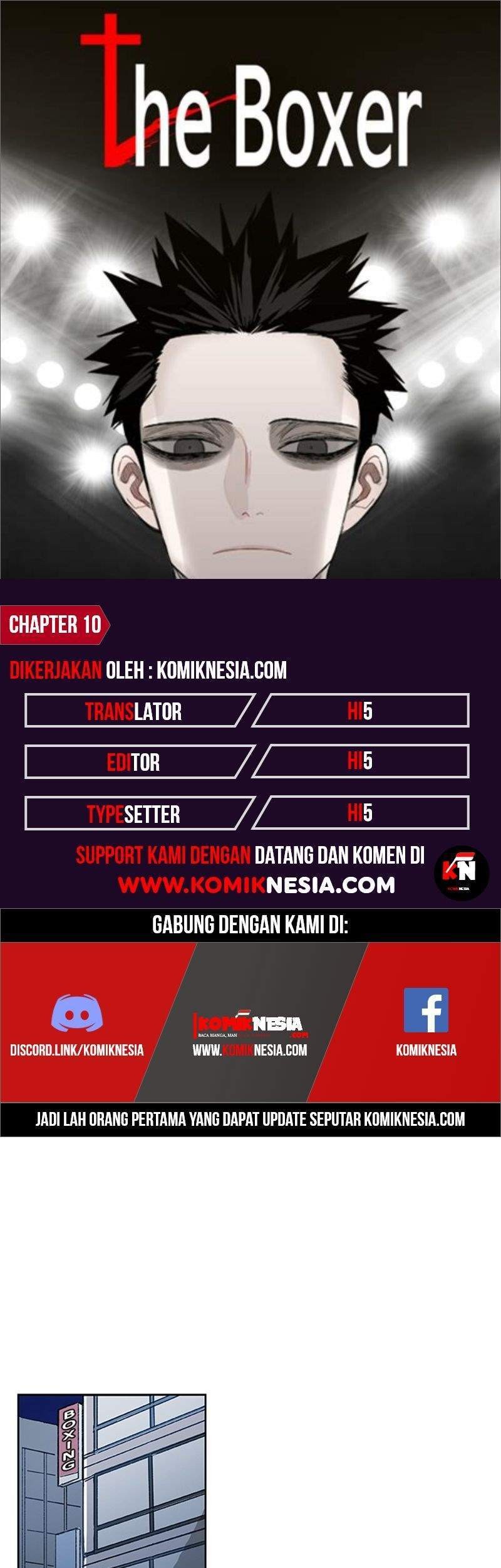 Komik The Boxer Chapter 10 gambar nomor 1