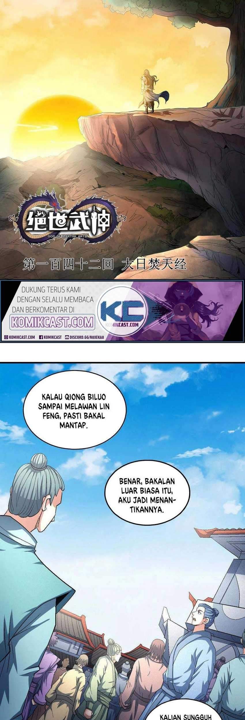 Manhua God of Martial Arts Chapter 142.1 gambar nomor 2