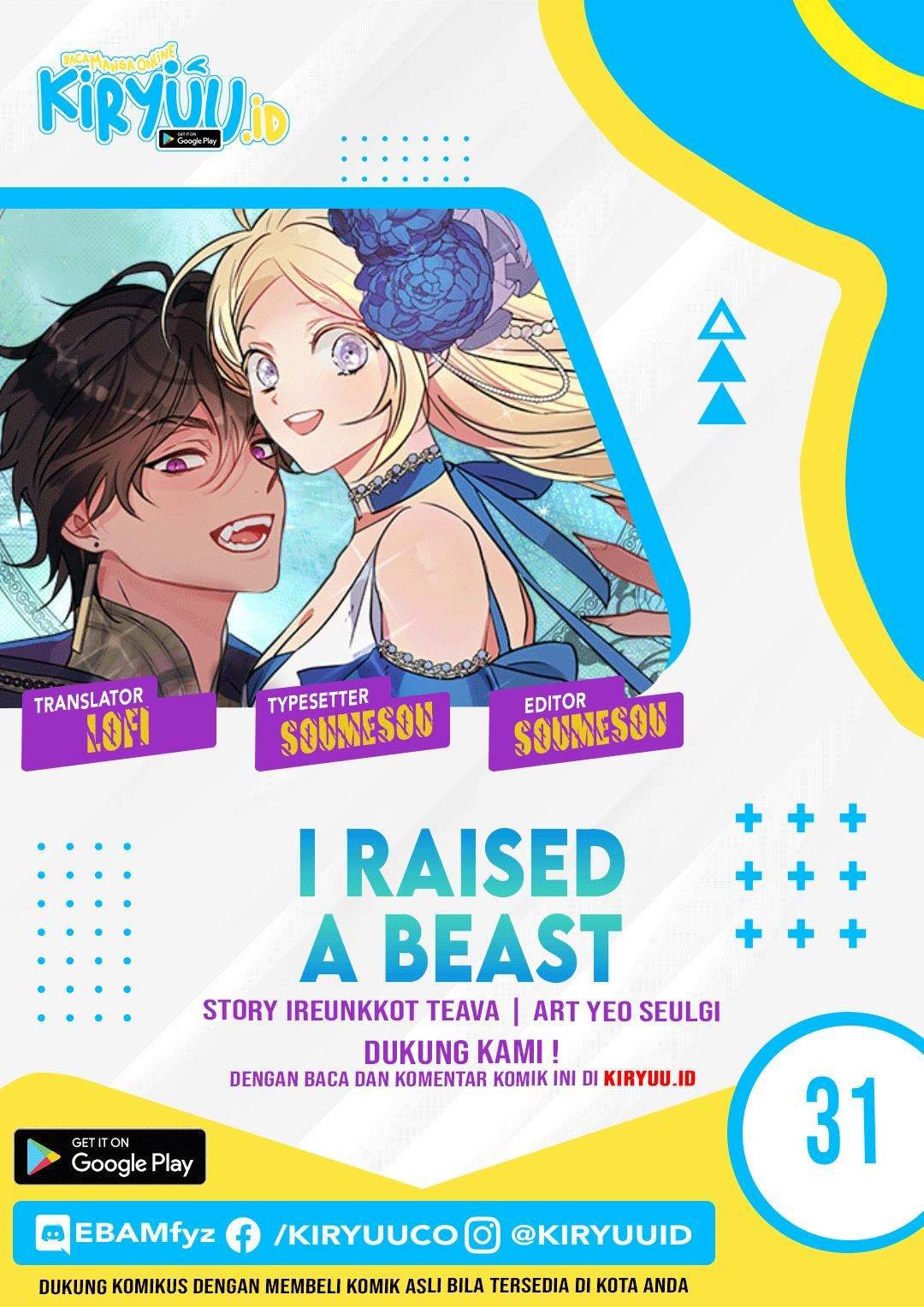 Komik I Raised A Beast Chapter 31 gambar nomor 1