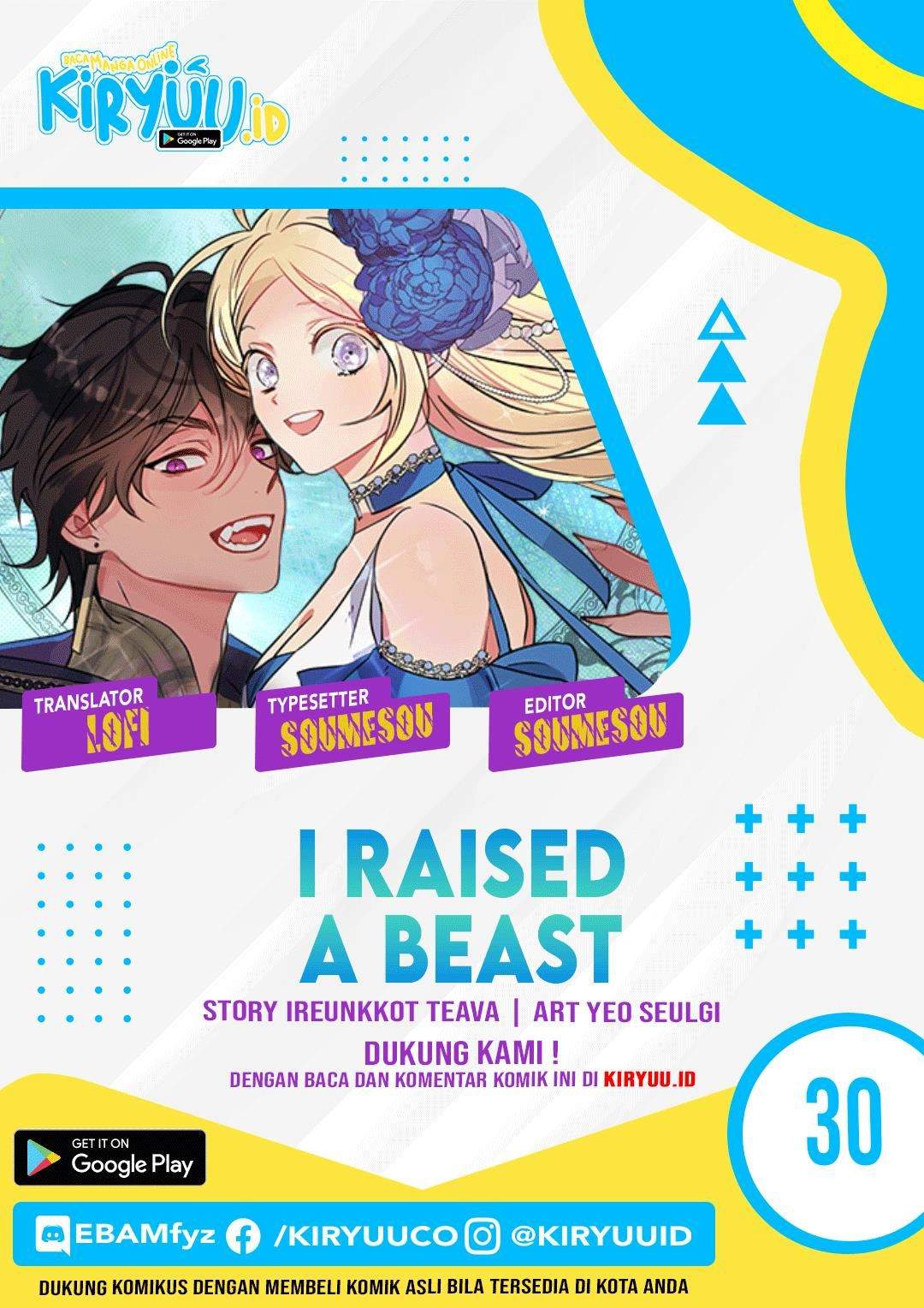 Komik I Raised A Beast Chapter 30 gambar nomor 1