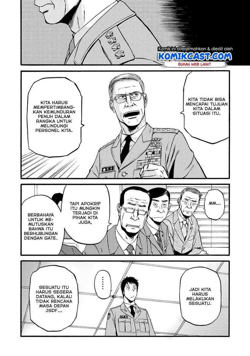 Gate – Jietai Kare no Chi nite Kaku Tatakeri Chapter 104 Gambar 25