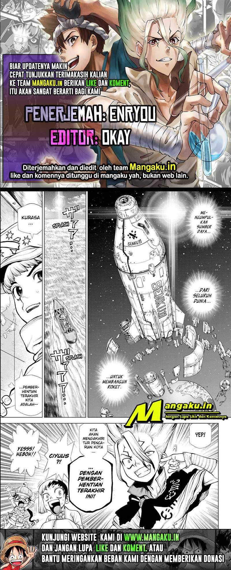 Komik Dr. Stone Chapter 211 gambar nomor 1