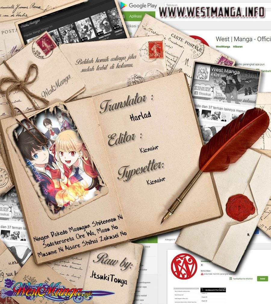 Ningen dakedo Maougun Shitennou ni Sodaterareta Ore wa, Maou no Musume ni Aisare Shihai Zokusei no Kennou o Ataeraremashita. Chapter 3 Gambar 3