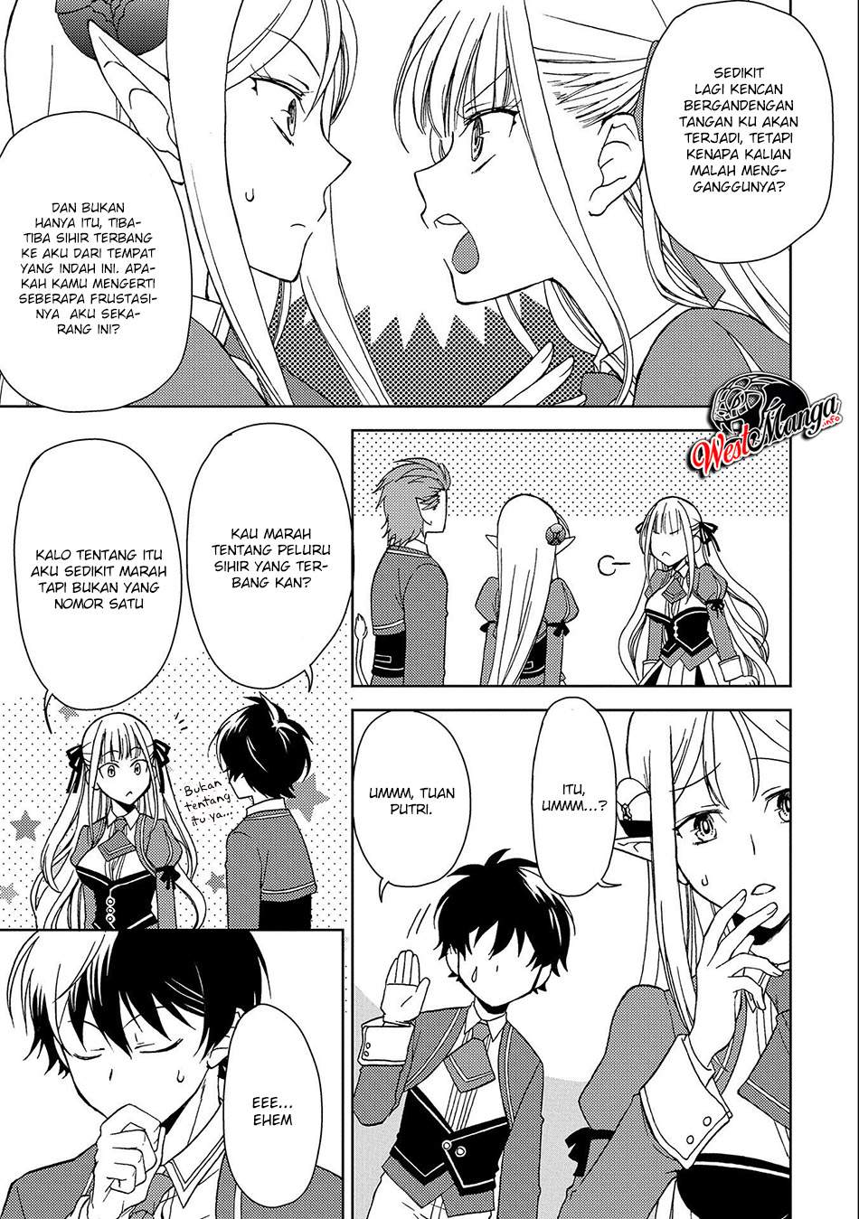 Ningen dakedo Maougun Shitennou ni Sodaterareta Ore wa, Maou no Musume ni Aisare Shihai Zokusei no Kennou o Ataeraremashita. Chapter 1.2 Gambar 11