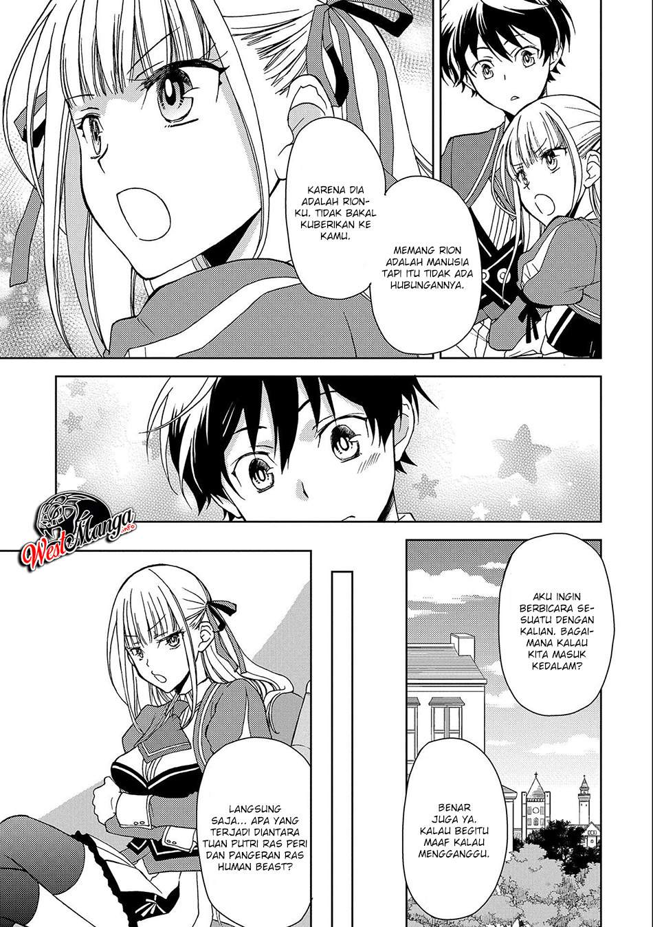 Ningen dakedo Maougun Shitennou ni Sodaterareta Ore wa, Maou no Musume ni Aisare Shihai Zokusei no Kennou o Ataeraremashita. Chapter 1.2 Gambar 18