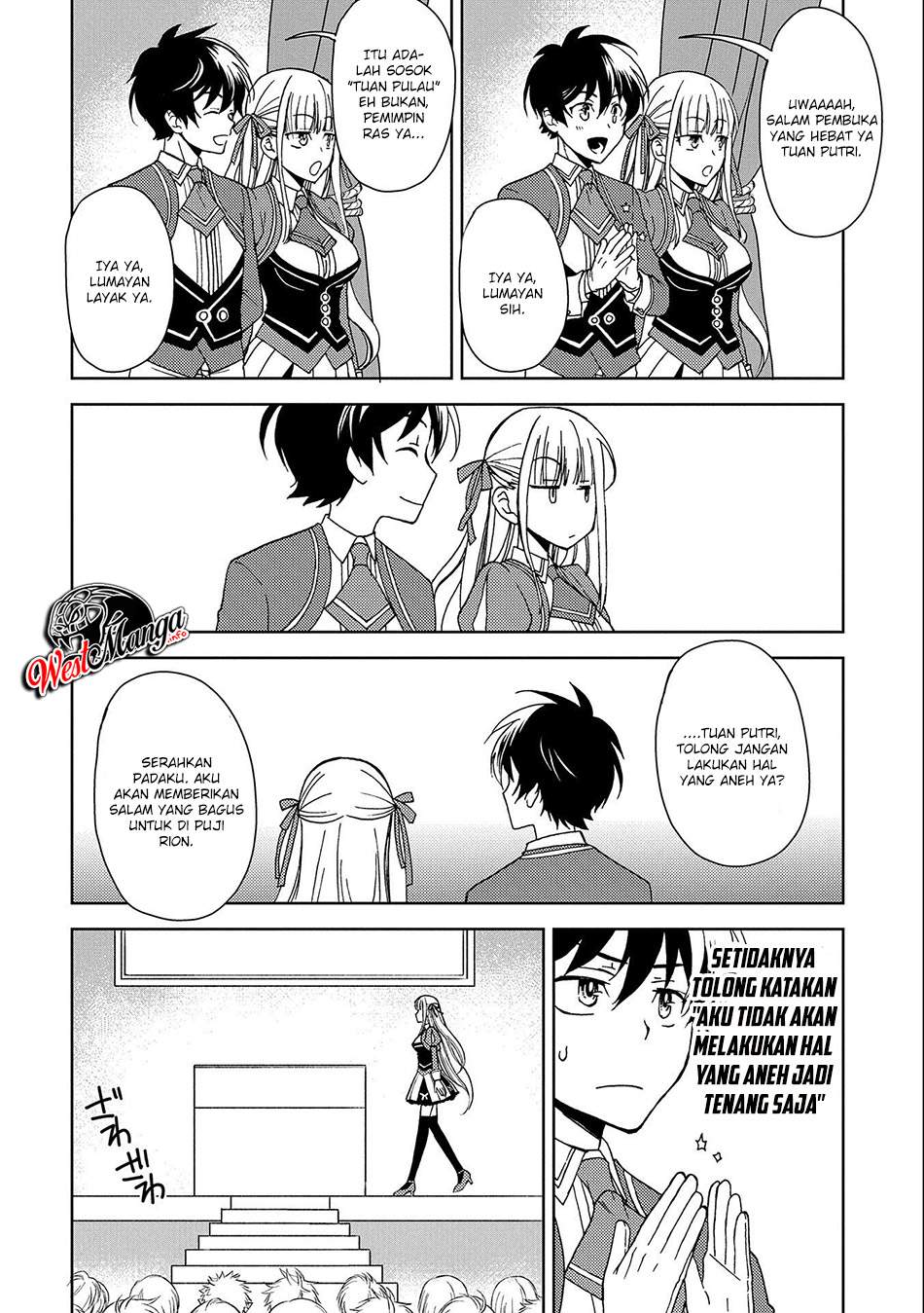 Ningen dakedo Maougun Shitennou ni Sodaterareta Ore wa, Maou no Musume ni Aisare Shihai Zokusei no Kennou o Ataeraremashita. Chapter 1.2 Gambar 24