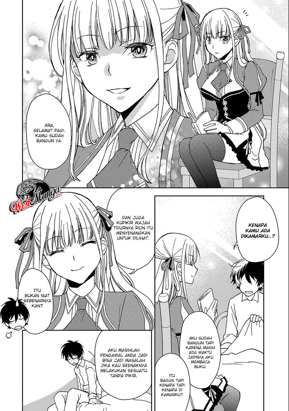 Ningen dakedo Maougun Shitennou ni Sodaterareta Ore wa, Maou no Musume ni Aisare Shihai Zokusei no Kennou o Ataeraremashita. Chapter 1.2 Gambar 4
