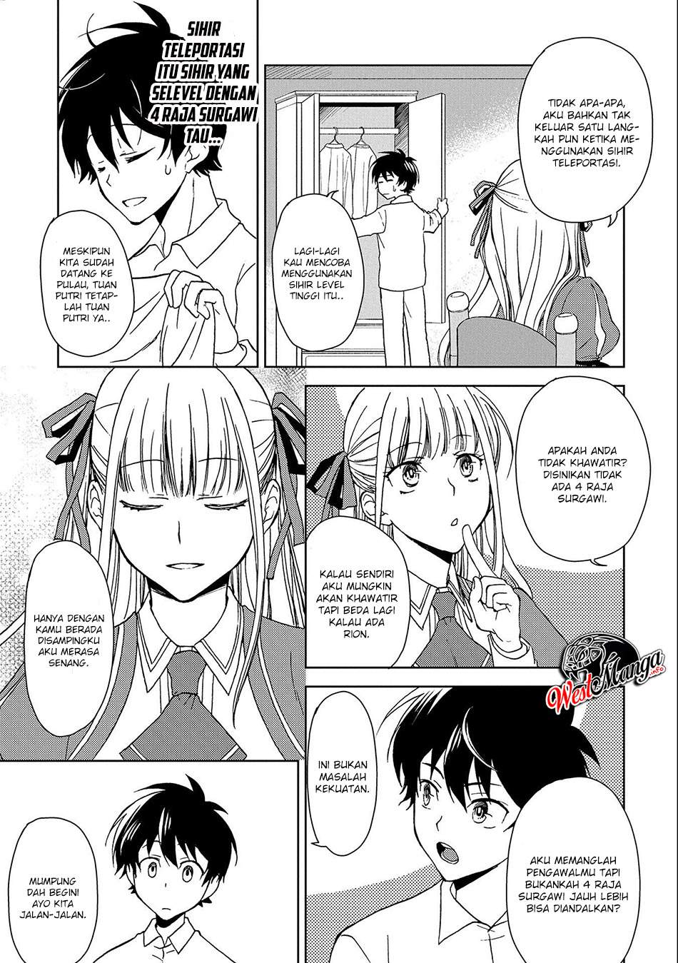 Ningen dakedo Maougun Shitennou ni Sodaterareta Ore wa, Maou no Musume ni Aisare Shihai Zokusei no Kennou o Ataeraremashita. Chapter 1.2 Gambar 5