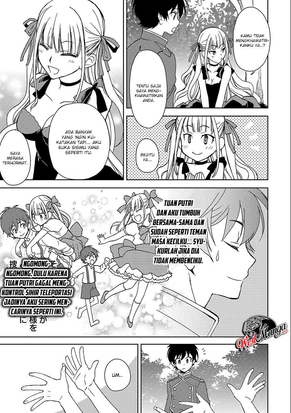 Ningen dakedo Maougun Shitennou ni Sodaterareta Ore wa, Maou no Musume ni Aisare Shihai Zokusei no Kennou o Ataeraremashita. Chapter 1.1 Gambar 10