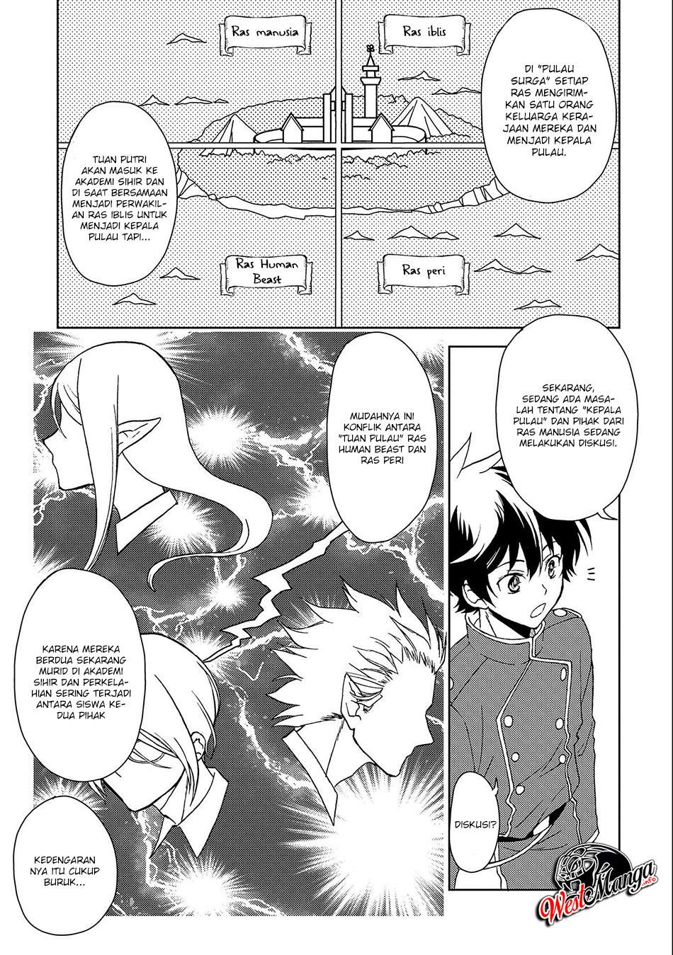 Ningen dakedo Maougun Shitennou ni Sodaterareta Ore wa, Maou no Musume ni Aisare Shihai Zokusei no Kennou o Ataeraremashita. Chapter 1.1 Gambar 15