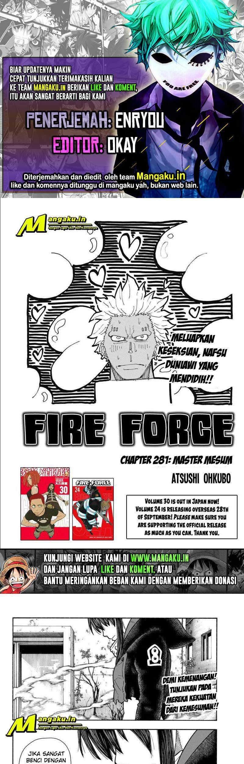Komik Fire Brigade of Flames Chapter 281 gambar nomor 1