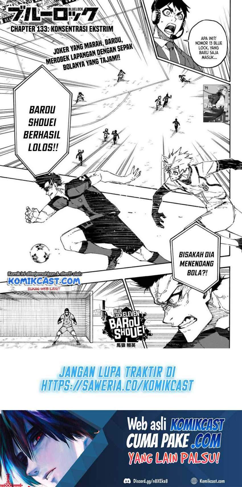 Manga Blue Lock Chapter 133 gambar nomor 2