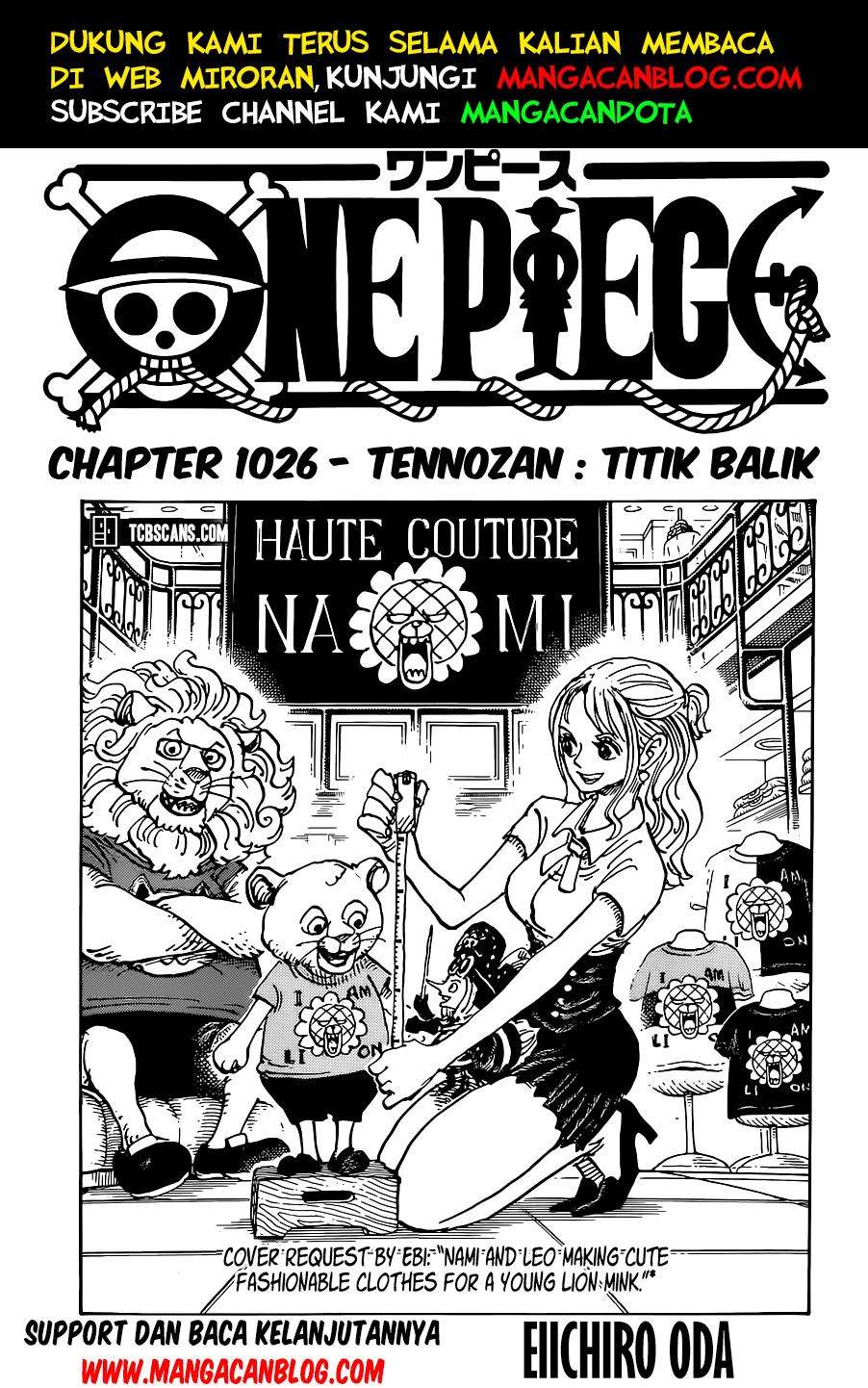 Komik One Piece Chapter 1026 gambar nomor 1