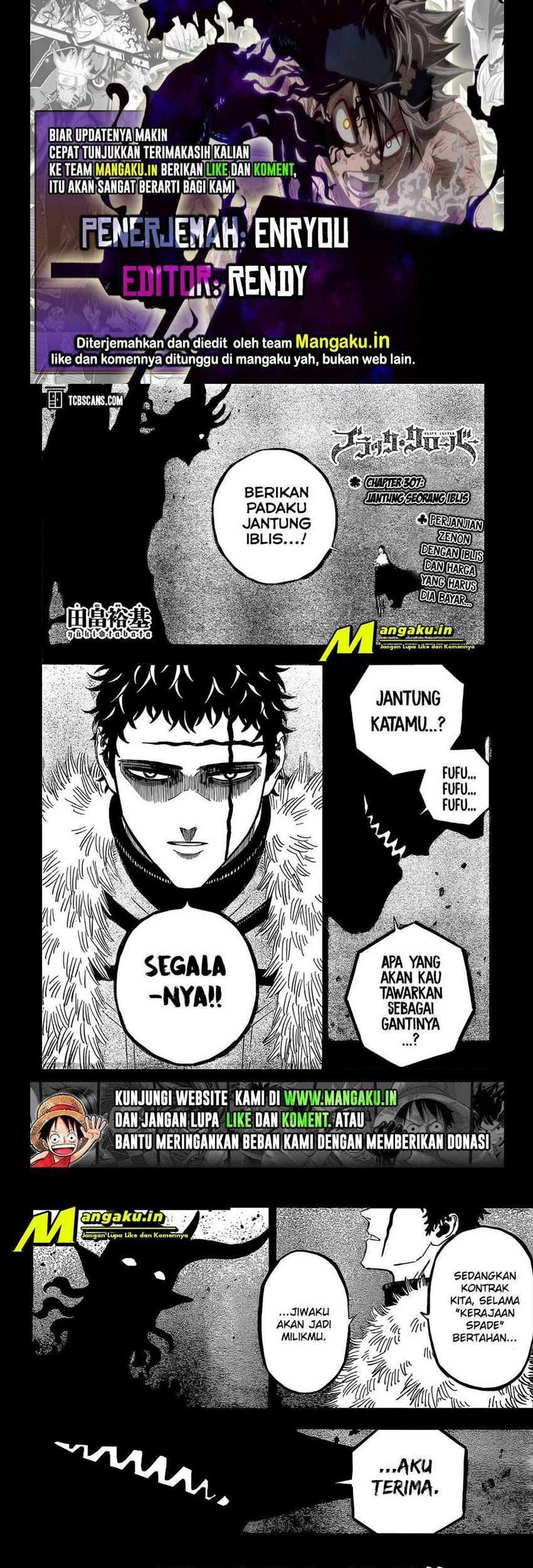 Komik Black Clover Chapter 307 gambar nomor 1