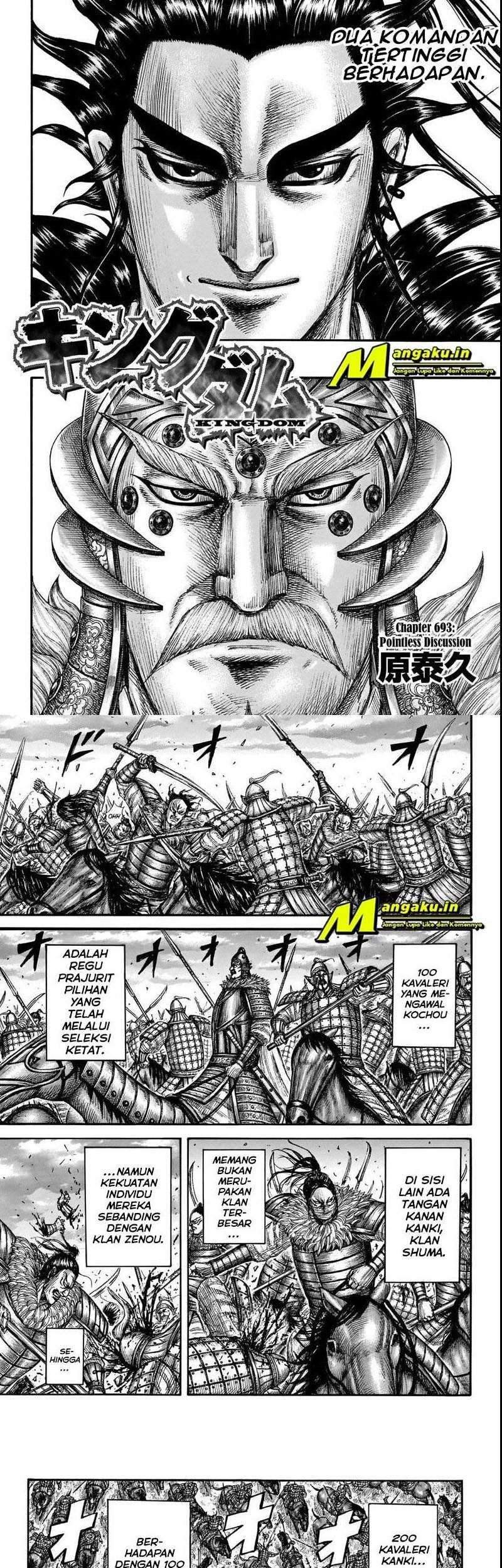 Kingdom Chapter 693 Gambar 3