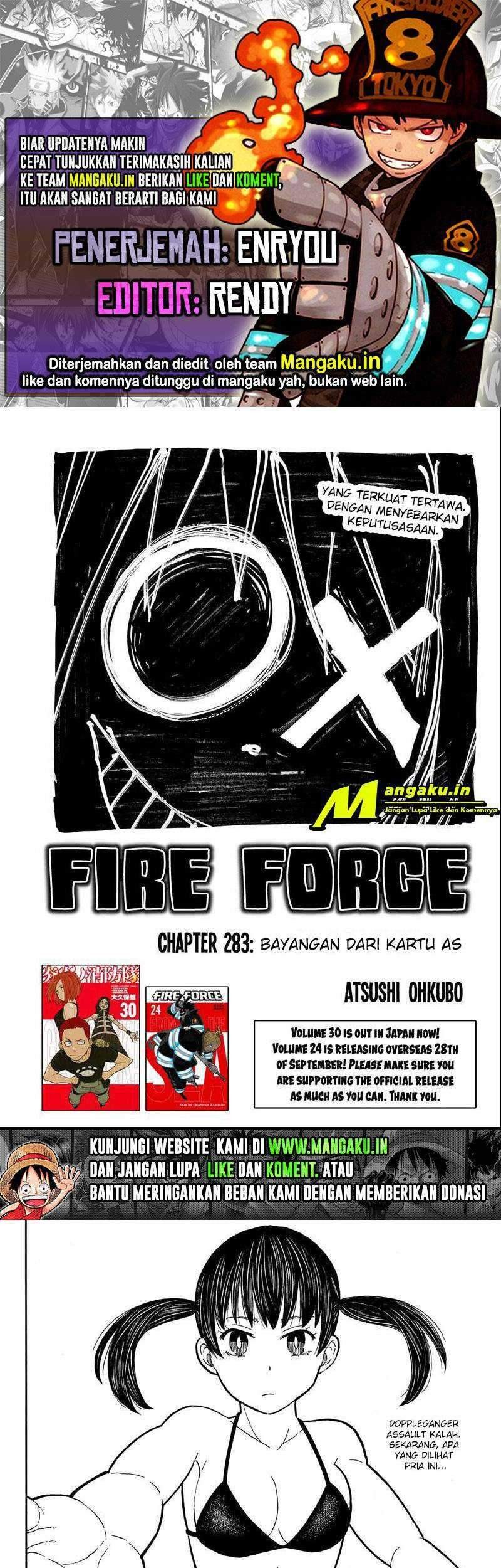 Komik Fire Brigade of Flames Chapter 283 gambar nomor 1