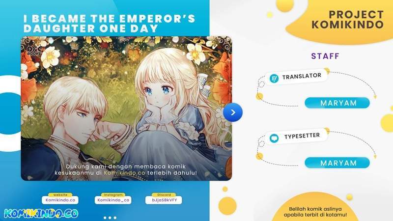 Komik I Became The Emperor’s Daughter One Day Chapter 52 gambar nomor 1