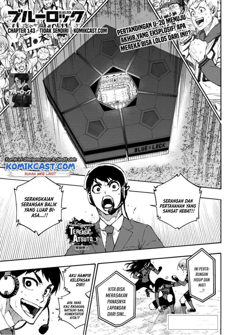 Komik Blue Lock Chapter 143 gambar nomor 1