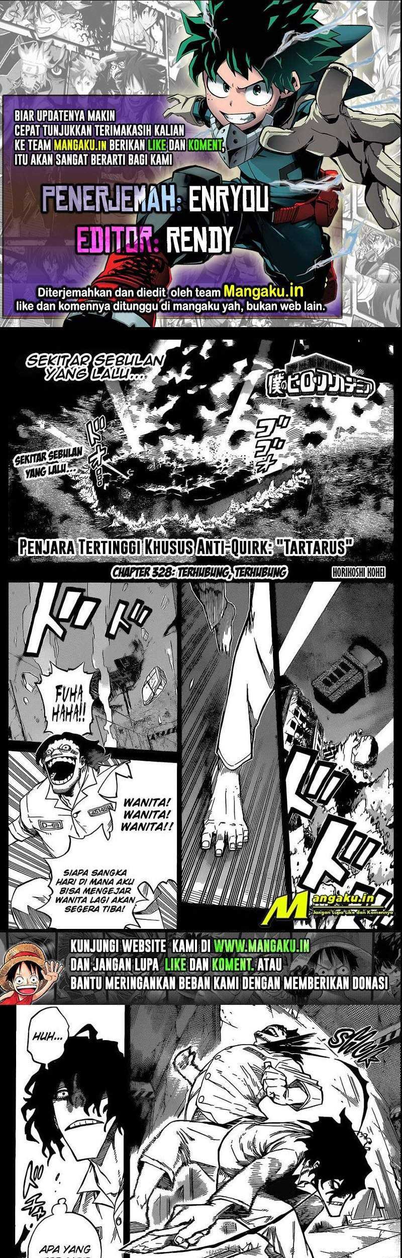 Komik Boku no Hero Academia Chapter 328 gambar nomor 1