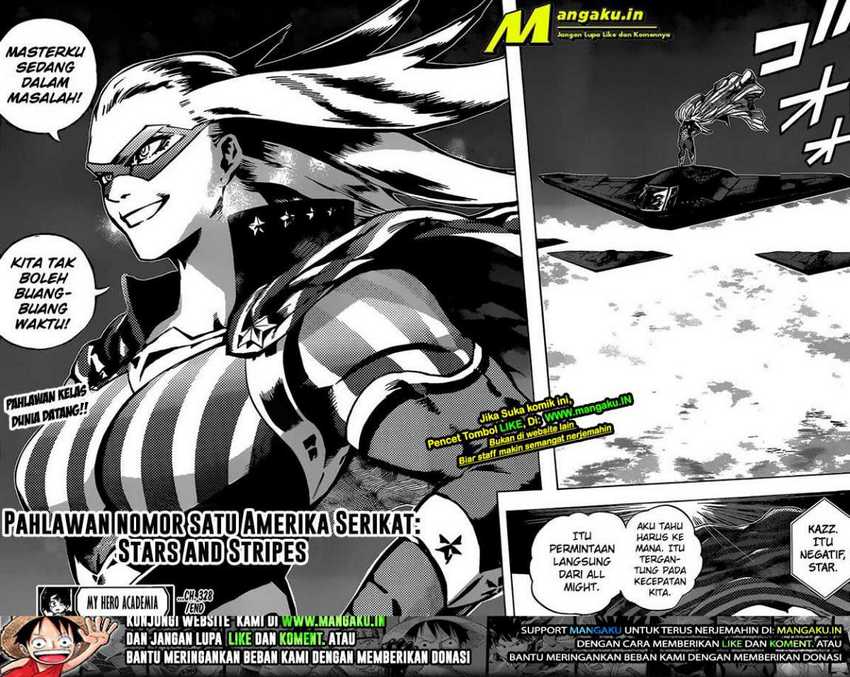 Boku no Hero Academia Chapter 328 Gambar 9